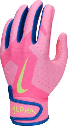 Nike Alpha 2.0 Kids T-Ball Batting Gloves in Pink | N1012190-661
