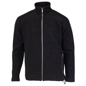 Ivanhoe of Sweden Danny Full Zip Wolljacke für Herren | schwarz