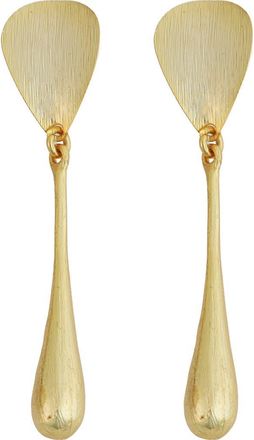 Panacea Textured Linear Teardrop Earrings in Gold at Nordstrom Rack