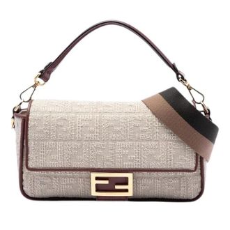 Fendi Borsa a spalla Baguette Pre-owned - - Pre-owned - Donna - Beige - ONE SIZE