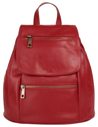 Samantha Look Cityrucksack echt Leder, Made in Italy