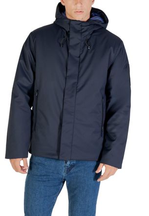 Emporio Armani Mens Hooded Jacket - Dark Blue - Size X-Large