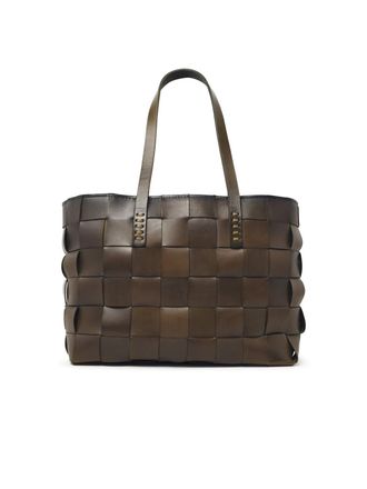Dragon Diffusion Japan Tote Khaki Leather Bag