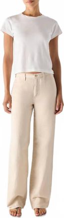 Amo Emma Wide Leg Pants In Dove