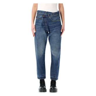 R13 Jeans, Dames, Blauw, W26, Katoen, Crossover Jeans