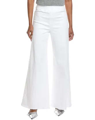 Frame Denim Jetset White Wide Leg Jean