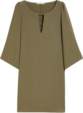 Pennyblack Pbpskipper Jurk - Dames - Korte kleedjes - Groen - S - Polyester - Kleedjes