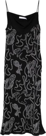 Iro Vestido corto asim&eacute;trico fruncido - Dresses - Mujer - Negro - 3XS