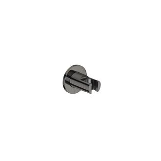 Roca Roca - Soporte Para Ducha De Mano Fijo Wall Opciones: Round - Negro