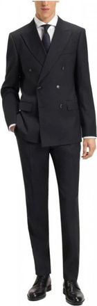 HUGO BOSS Kostuums, Heren, Blauw, L, Double-breasted pak