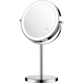 OEM Tocador Grande Iluminado, Tocador Giratorio Iluminado, Tocador Con Brillo Ajustable (plateado)