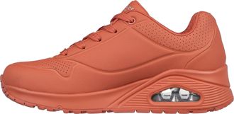 Skechers Womens Uno Stand on Air Sneaker, Rust Durabuck Mesh, 2.5 UK