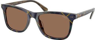Polo Ralph Lauren PH4220U 562573 Mens Sunglasses Blue Size 55
