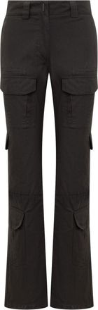 Givenchy Black Flared Cargos Pants