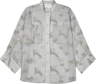 Munthe Shirts - Dames - Overhemden - Grijs - XS - Overhemden