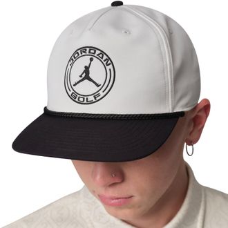 Nike Jordan Pro Structured Dri-FIT Flat-Brim Hat Sail Black Kelly Green IM4540-133