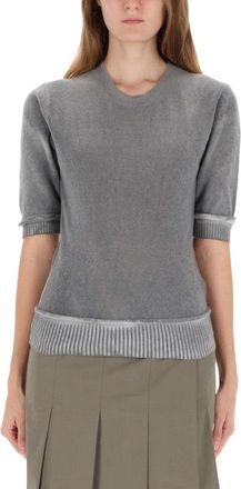 Our Legacy Fitted Short-Sleeve Top In Fine-Knit Merino Wool