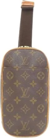 Louis Vuitton Pre-owned Cross Body Bags, female, Brown, Size: ONE SIZE Pre-owned Pochette Sling Bag