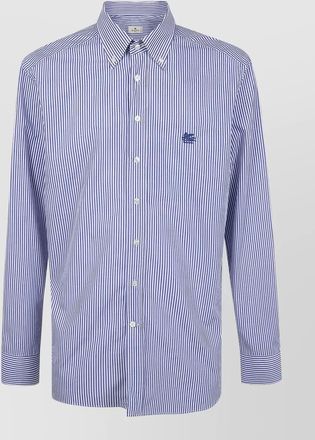 Etro shirt button down collar striped long sleeves