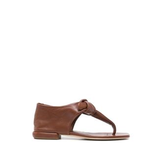 Officine Creative Flip Flops, female, Brown, Size: 7 1/2 US Suki 008 Knotted Sandals