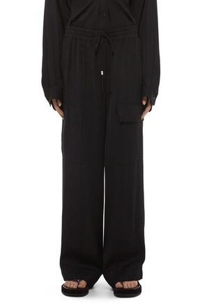 Helmut Lang Woven Cargo Pants in Black at Nordstrom, Size Xx-Small