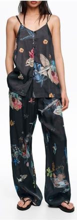 Bimba & Lola Seabed Print Joggers in Seabed Anthracite at Nordstrom, Size X-Small Eu