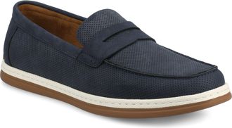 Vance Co. Vance Brantley Casual Slip-on Perforated Penny Loafer