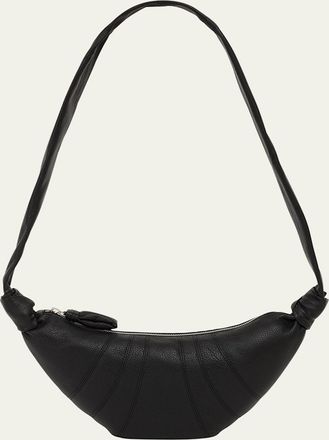 Christophe Lemaire Mens Small Croissant Leather Shoulder Bag