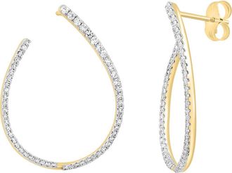 Effy Diamond Two-Tone Stud Earrings in Gold at Nordstrom Rack