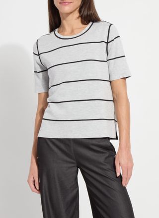 Lyss&eacute; Odessa Reversible Knit Short Sleeve Tee