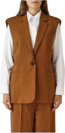 Liviana Conti Dames, Jassen, Beige, Maat: S Wol