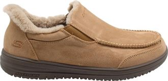 Skechers Hoefblad - Heren - Loafers - Bruin - 44 EU - Schoenen