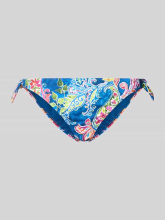 Lauren Ralph Lauren Bikini Slip mit Allover-Muster in Dunkelblau, Gr&ouml;&szlig;e XL
