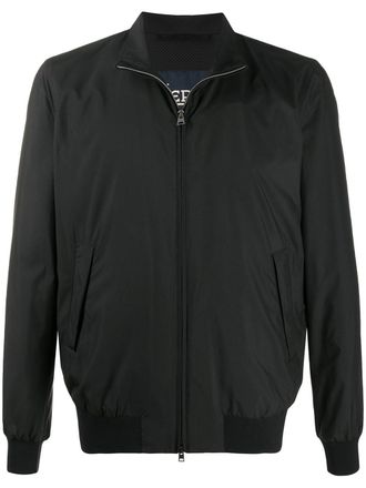 Herno classic bomber jacket - men - Polyester/Polyimide - 48 - Black