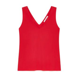 Maliparmi Top de Jersey Suave - Tops - Mujer - Rojo - 2XL