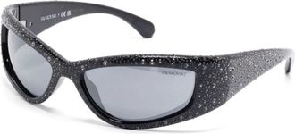Swarovski Zonnebril - Dames - Zonnebrillen - Zwart - 60 MM - Accessoires