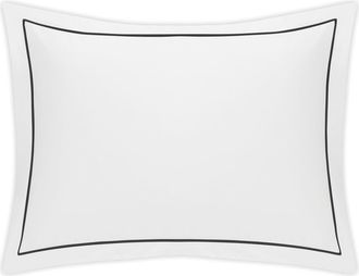 Matouk Bergamo Sham in Black at Nordstrom, Size Standard