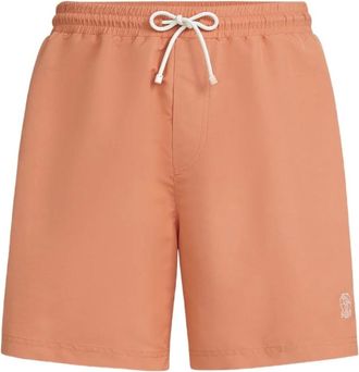 Brunello Cucinelli Brunello Cucinelli, Beachwear, male, Pink, Size: 3XL Drawstring Swim Shorts
