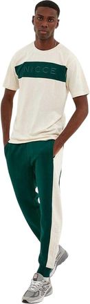 Nicce London Mercury-joggingbroeken voor heren (Groen/Wit)