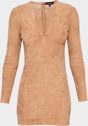 AS by DF Demeter Stretch Suede Dress