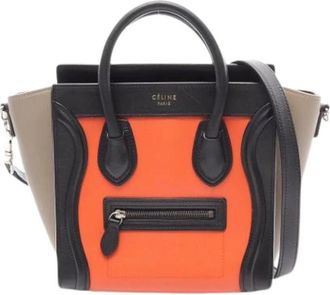 Celine Pre-owned Vintage Tote Bag - Dames - Vintage Shopper - Veelkleurig - ONE Size - Leer - Vintage