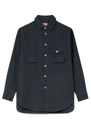 Kenzo WEAVE WORKWEAR OVERSHIRT Size: L, colour: BLACK