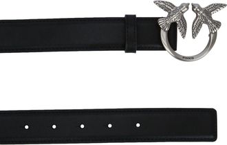 Pinko Womens Belt Black Leather