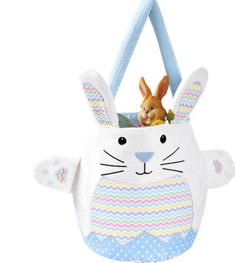 Generic Easter Bag with Handles - Reusable Rabbits, Easter Bunny Basket | Bag with Handles - Spring Rabbit Eggs Party Supplies, Candy Container for Girls Part