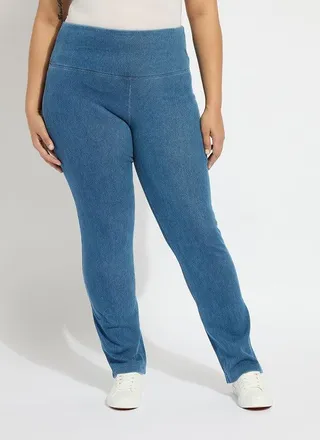 Lyss&eacute; Denim Straight Leg Curvy (30 Inseam)