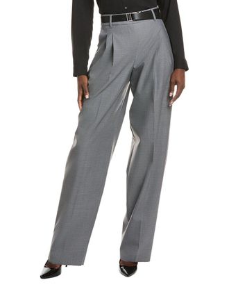 Max Mara Juanita Long Wool-Blend Trouser