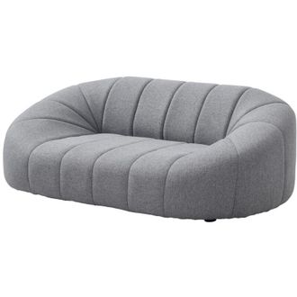 Vente-Unique Vente-unique - Divano per animali in tessuto grigio chin&eacute; l. 98 x p. 62 x h. 33 cm - paruima