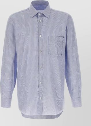 Maison Margiela striped shirt button down collar cuffs