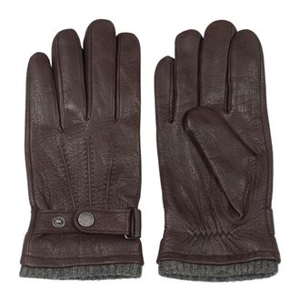 Howard London Leren handschoenen Bruno - Heren - Handschoenen - Bruin - 10 IN - Wol - Accessoires