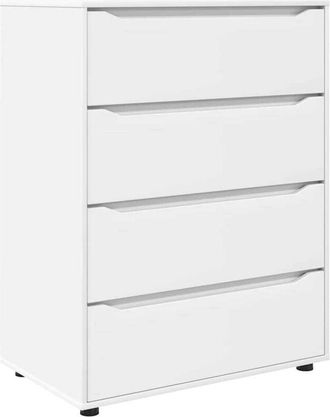vidaXL Storage Cabinets 2 pcs White 80 x 48 x 105 cm Engineered Wood vidaXL